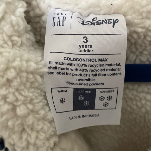 Disney GAP Minnie puffer sherpa Jacket - Picture 4 of 12